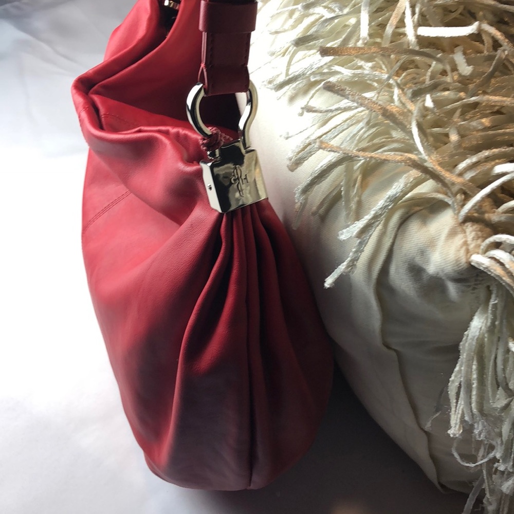 Cole Haan red leather bag